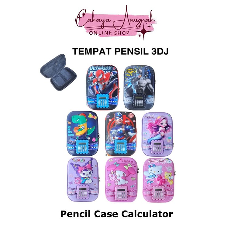 

Tempat Pensil Kalkulator 3DJ Pencil Case Calculator