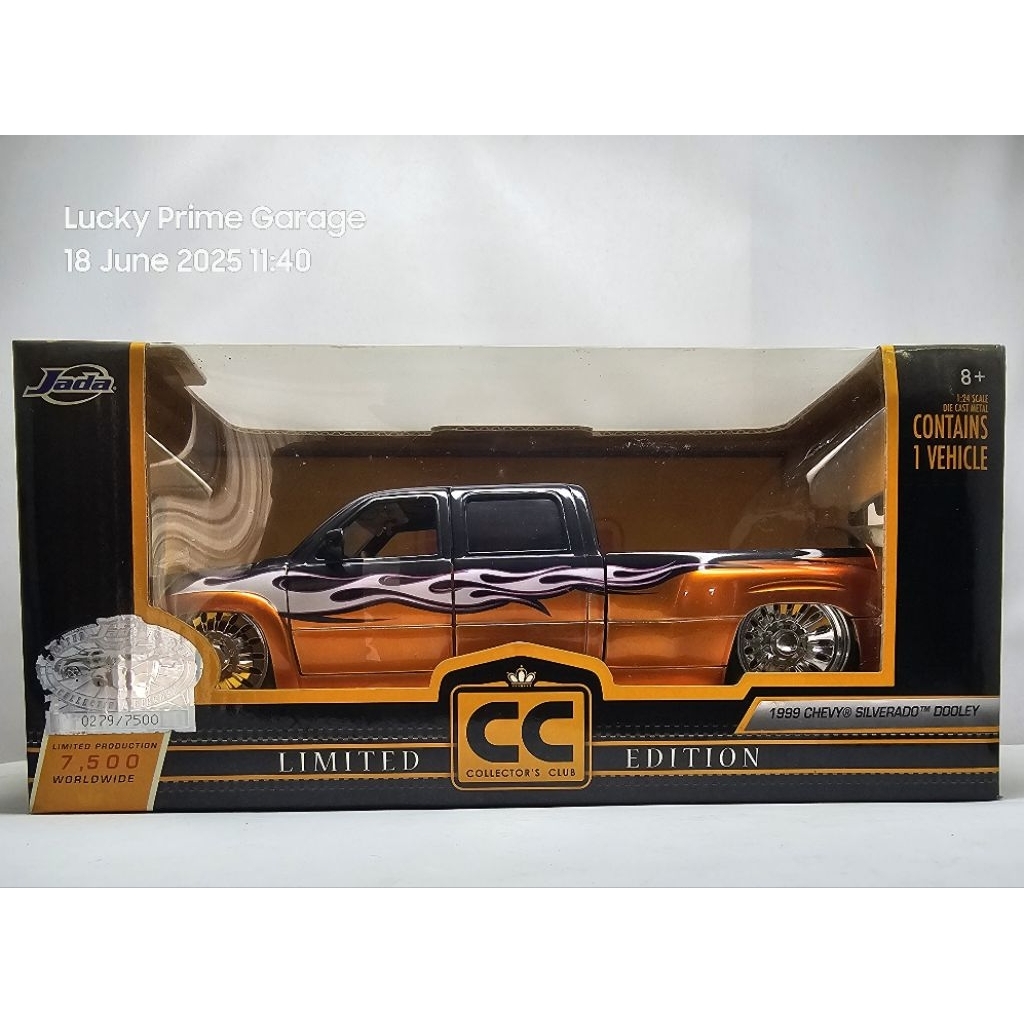 Jada Chevy silverado Dooley collector club limited 7500 pcs skala 1:24