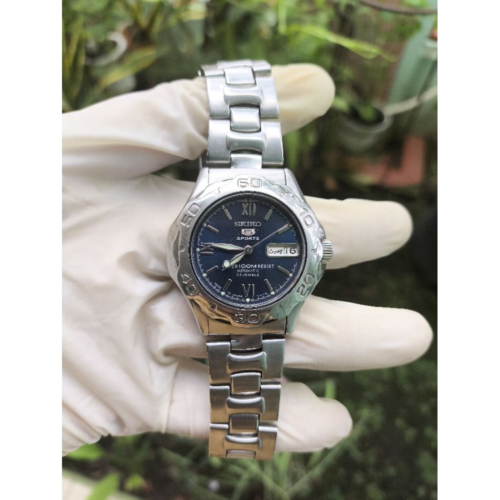 (Harga Net) Jam Tangan Seiko 5 Sports Original Automatic Mesin 7S36B Akurasi Bagus & Power Reserve L