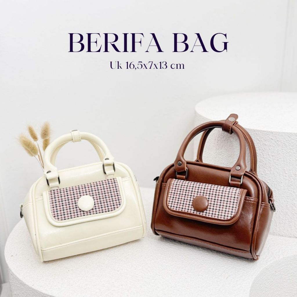 Tas Wanita BERIFA BAGS Tas Selempang Top Handle