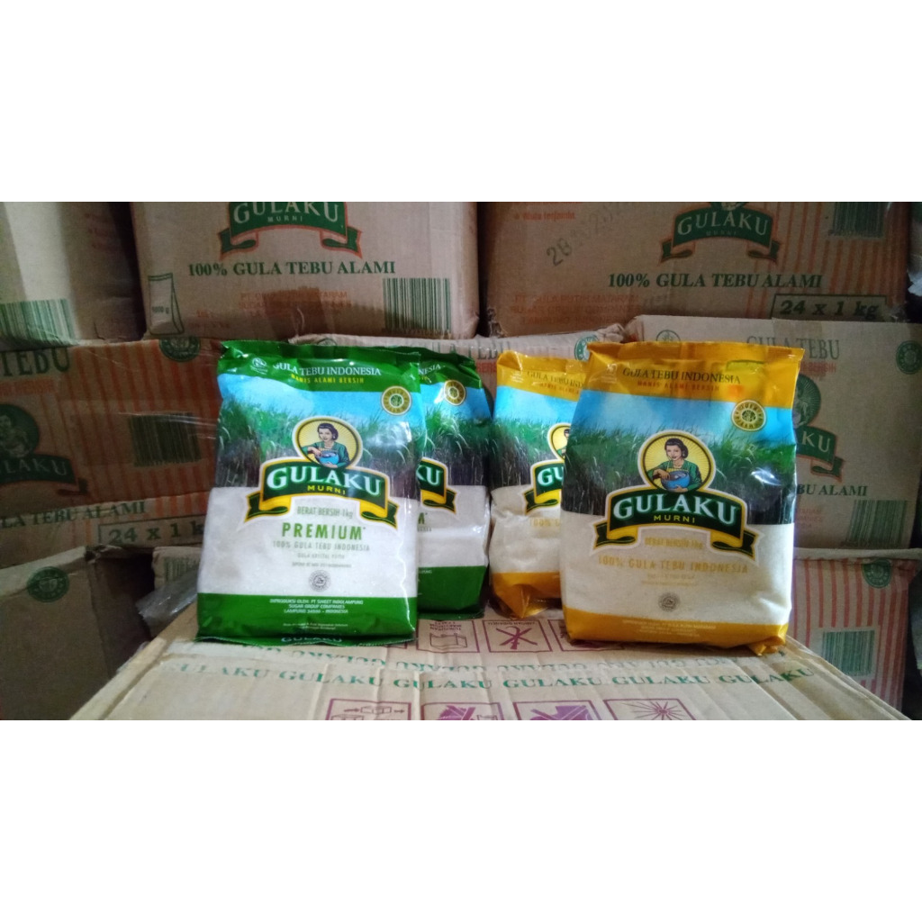 

Gula Pasir GULAKU hijau / kuning isi 24 pack perdus