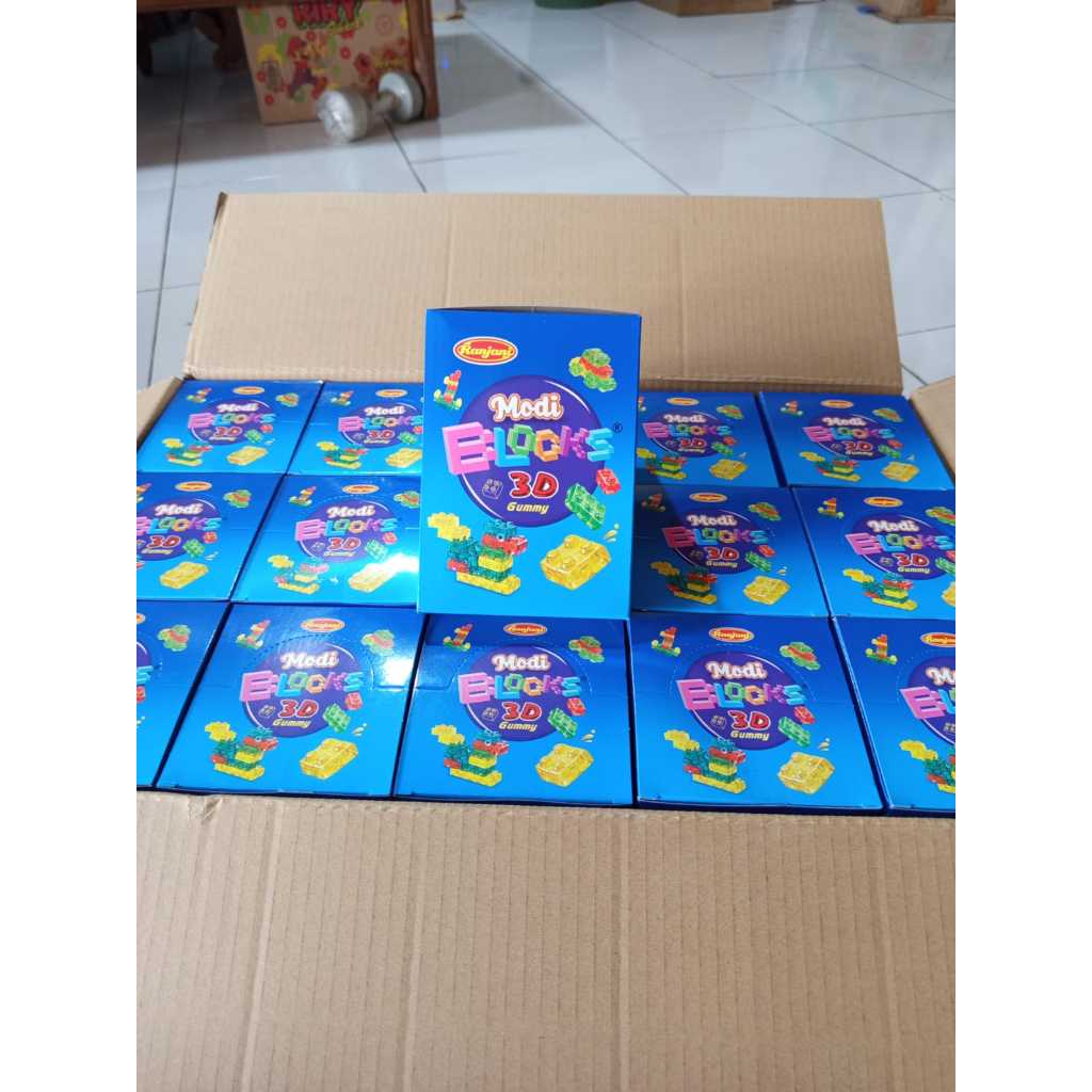 

MODI BLOCK 3D gummy ECER isi 12 pcs