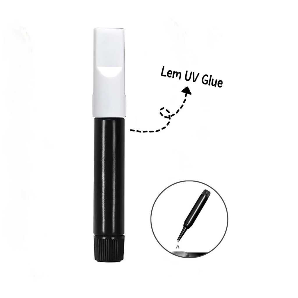 Cairan Lem UV Liquid / Cairan Lem Kaca Tempered Glass UV / Lem UV Glue Liquid Lampu UV Light