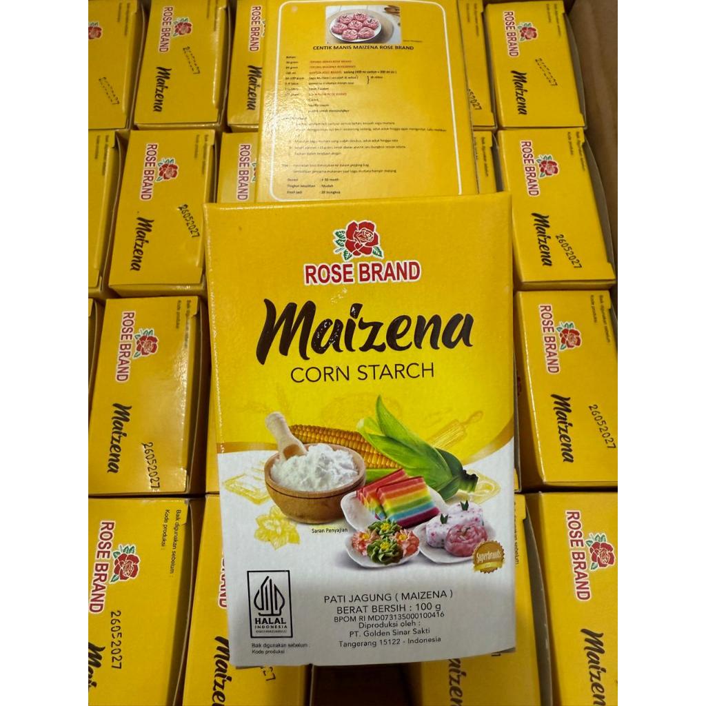 

Tepung Maizena Rose Brand isi 100gr kemasan baru