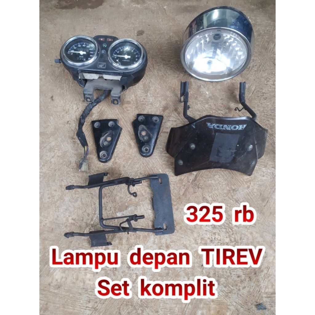 lampu tiger revo barong set komplit