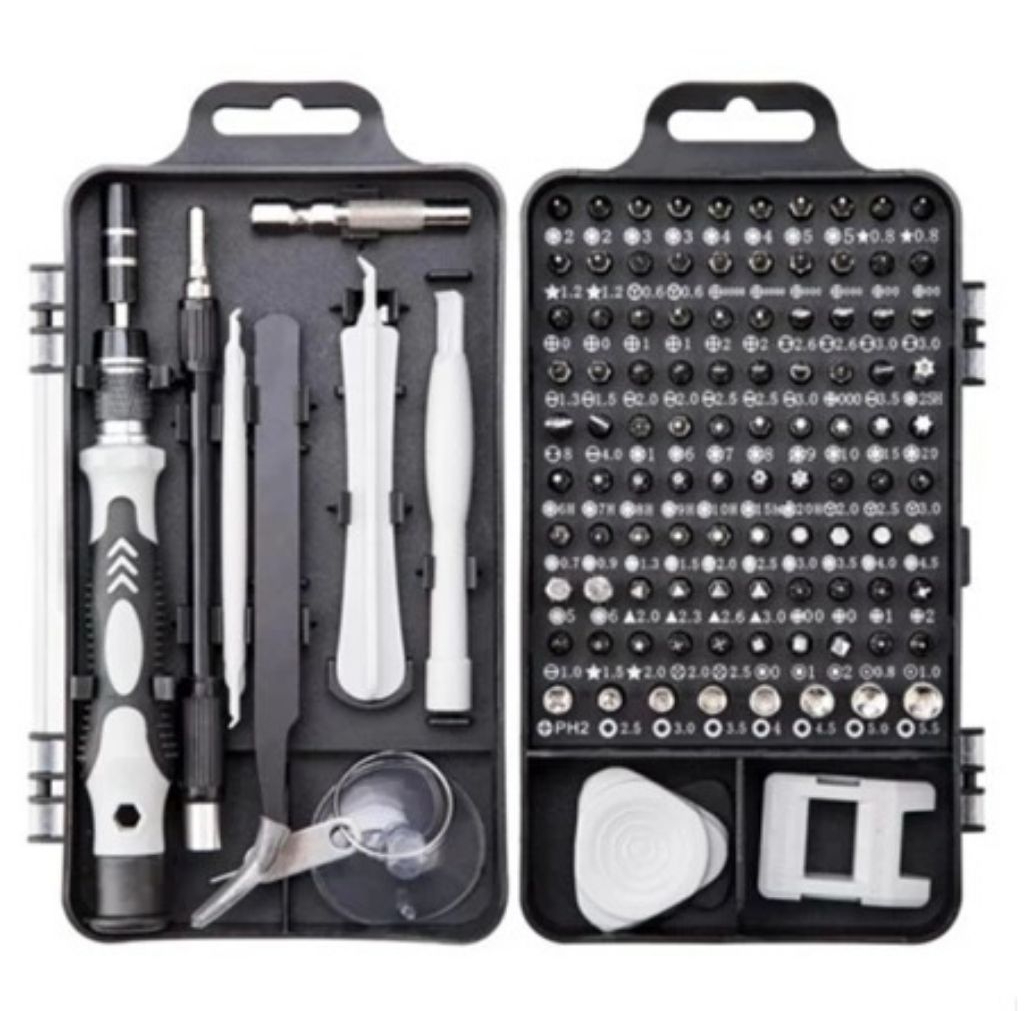 115 in 1 Screwdriver Set Reparasi Smartphone – Taffware 10817