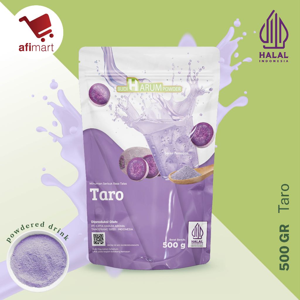 

Budi Harum Taro 500gr / Minuman Serbuk rasa Taro