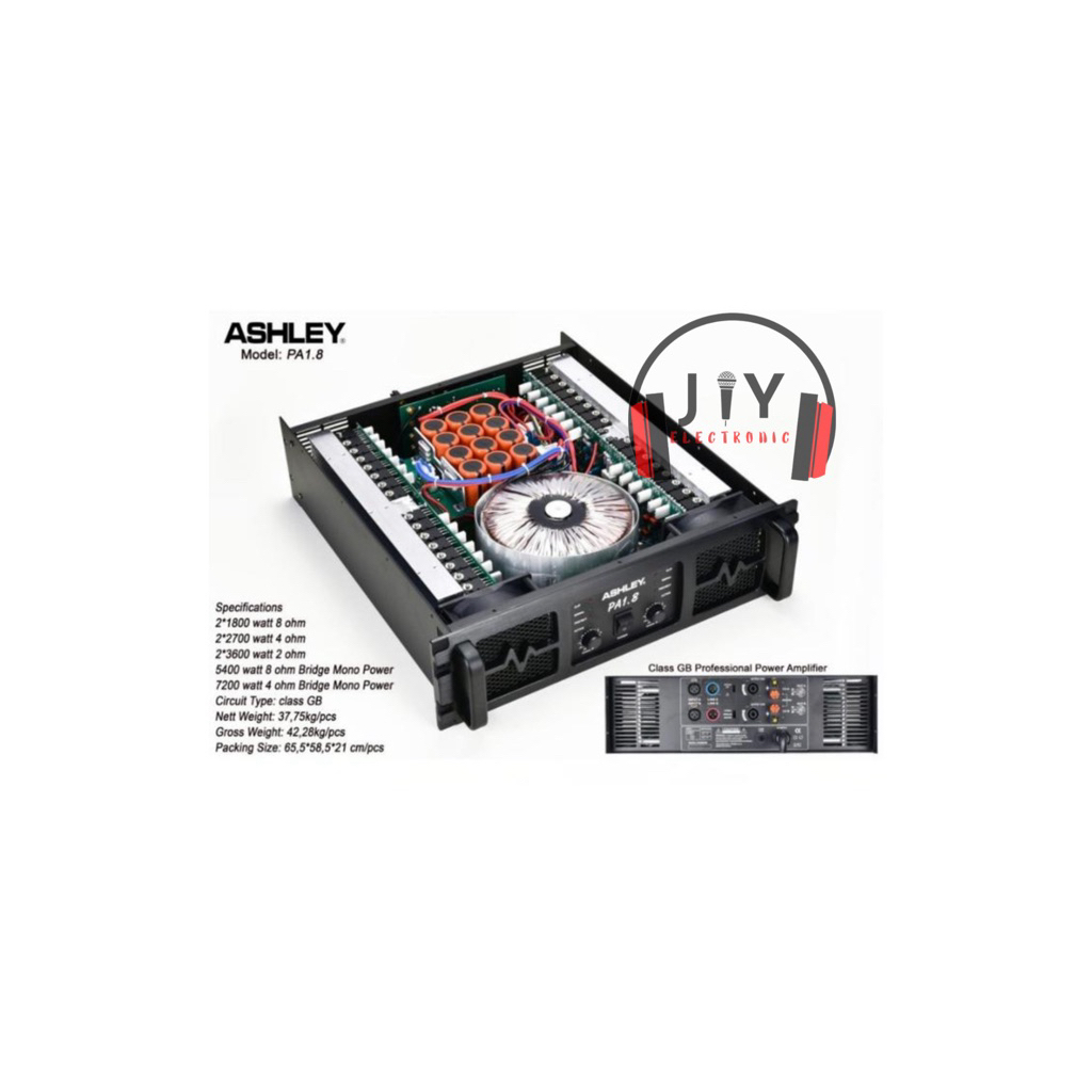 Power Ashley 2 Channel Class GB PA1.8 PA 1.8 PA-1.8