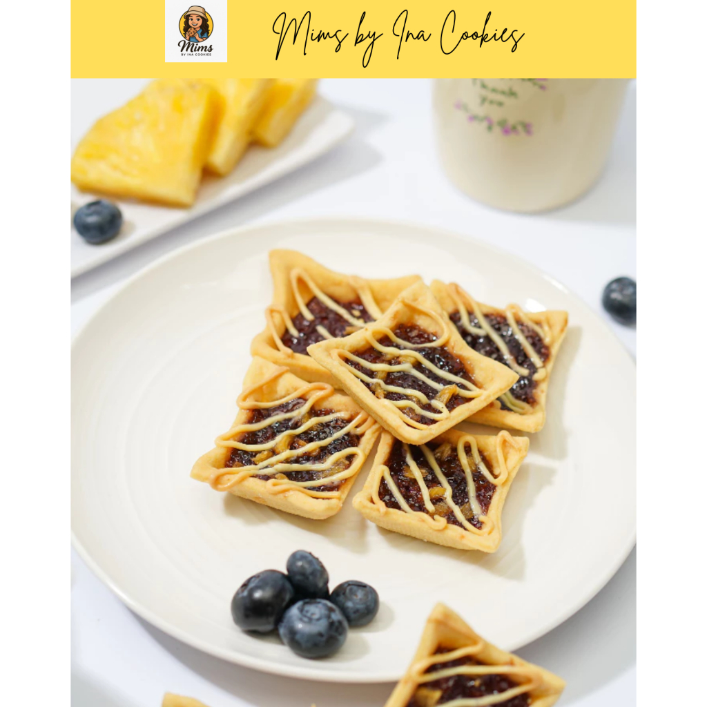 

Pie Nastar Naslem Blueberry isi 10 pcs by Ina Cookies