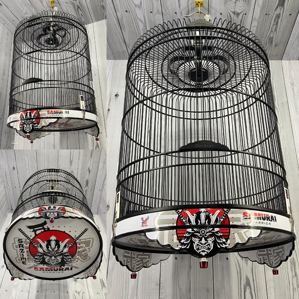 Sangkar Murai No 2 Sazime PVC Decal Flat Motif Samurai Warrior