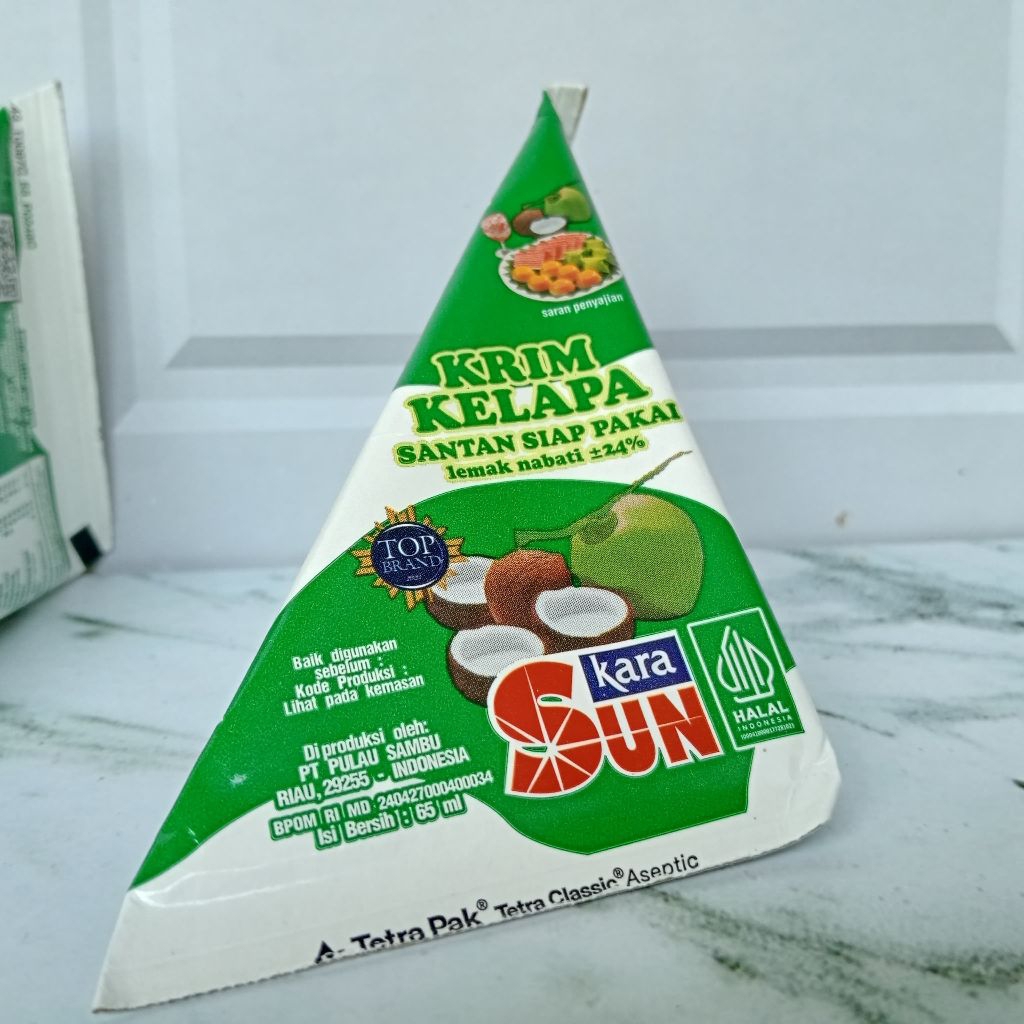 

Sun Kara Santan Cair kemasan 65Ml