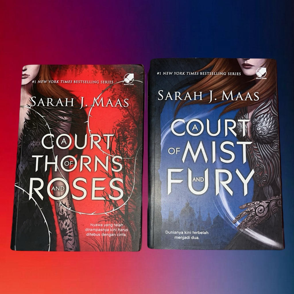 A Court of Thorns and Roses Mist and Fury Sarah J Maas Bahasa Indonesia Original Preloved
