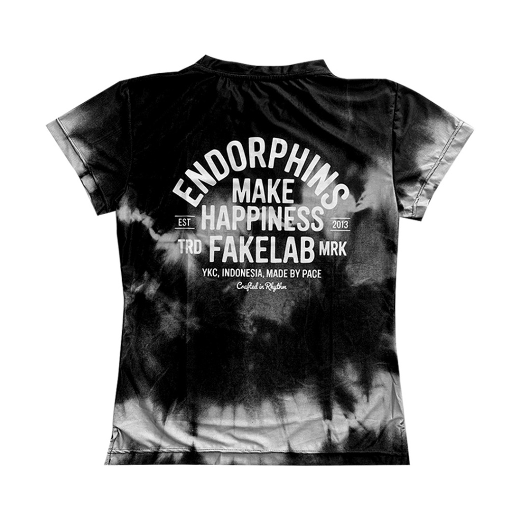 Fakelab Women Jersey Running Son Of Sunshine 100gsm / Dry Fit Micro Chill /Short Sleeve / Kaos Lari 