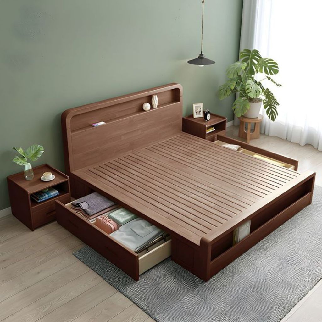 AF Jati Dipan Laci Minimalis Full Kayu Jati