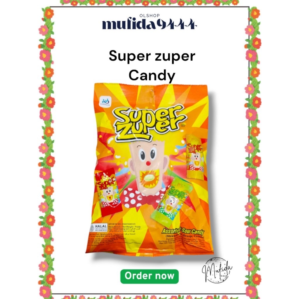 

Super zuper candy/permen super zuper isi ±50pcs