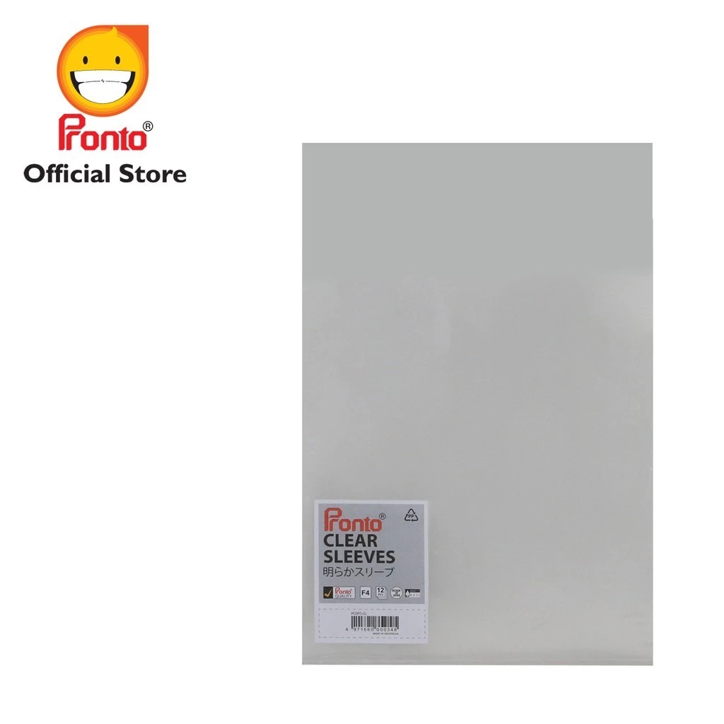 PRONTO  - CLEAR SLEEVES / CLEAR FOLDER / MAP L / MAP PLASTIK BENING ISI 12 LEMBAR