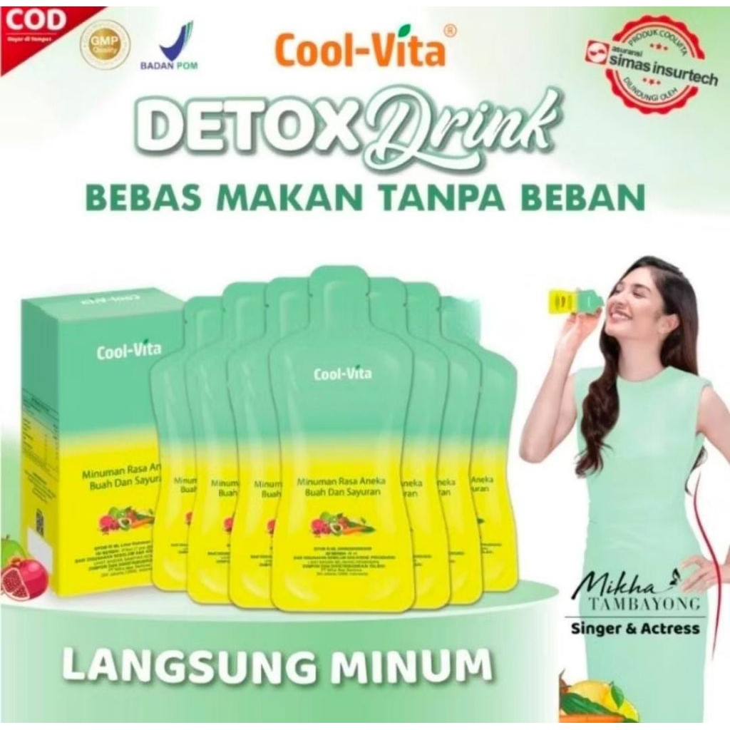 

Coolvita slimkeep fiber detox langsung minum