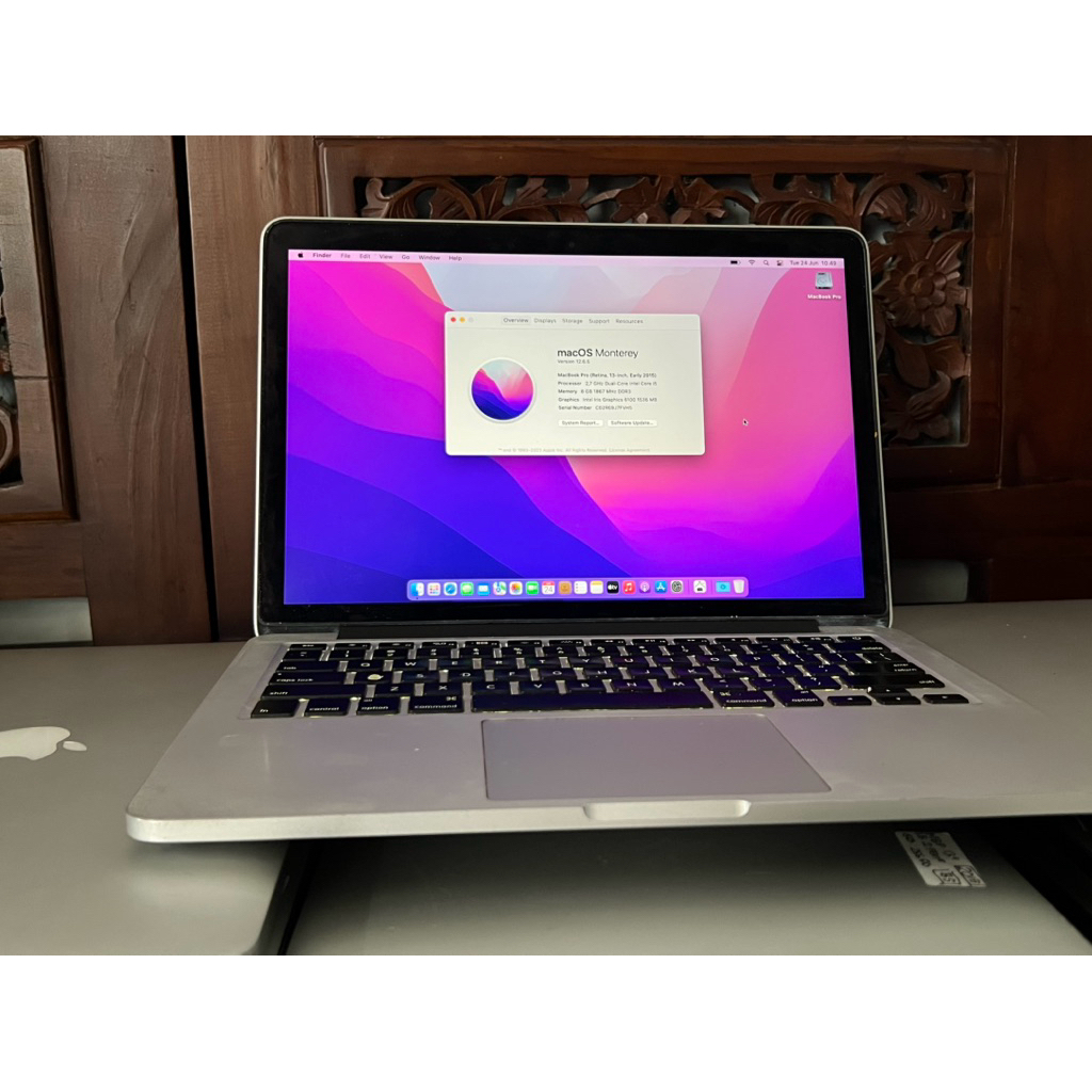 MacBook Pro 13inch 2015 Core i5  Pc2.7GHz 8GB 128/256GB Bekas Berkualitas