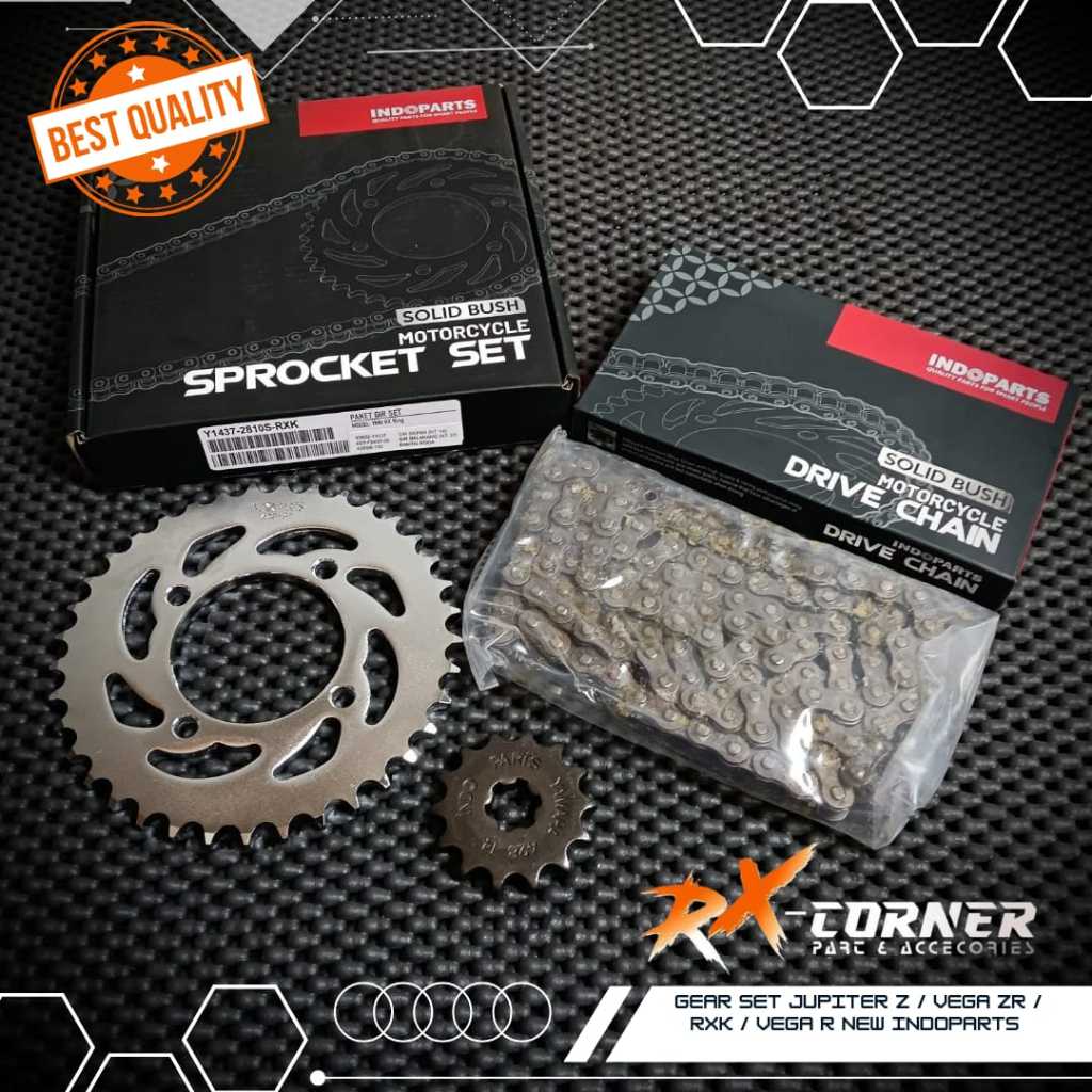 GIRSET GEARSET INDOPART 14T/35T 428H-110 RANTAI SET RX KING VEGA F