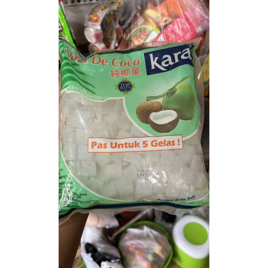 

Nata de Coco kara 700 gr dengan gula asli