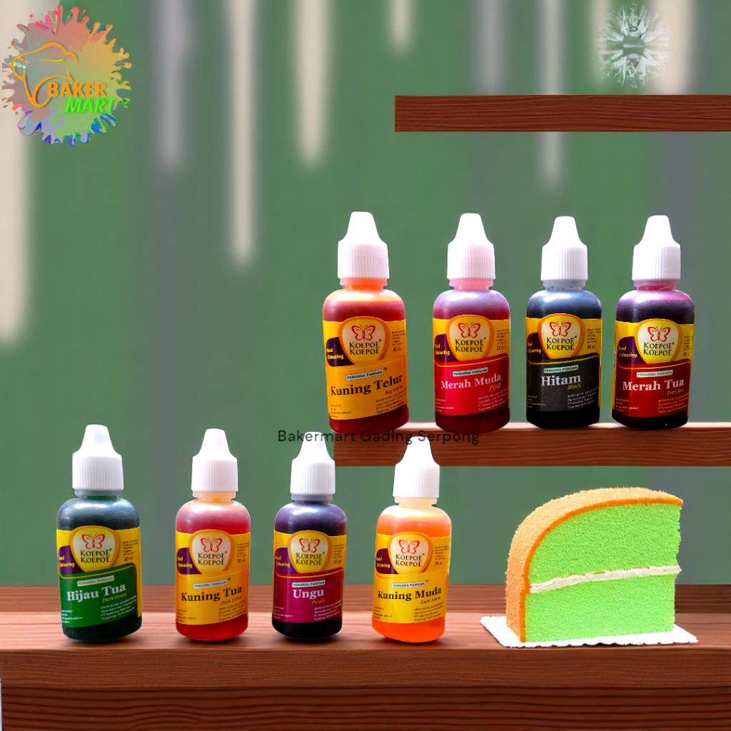 

Koepoe - Koepoe / Kupu Pewarna Makanan 30mL