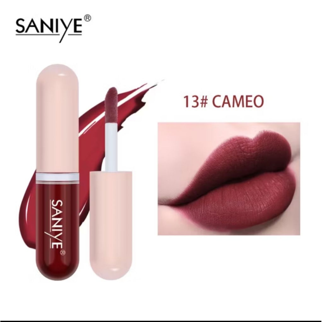 SANIYE Matte Lipstik Mini Kapsul Series - Lipstick Transferproof & Waterproof