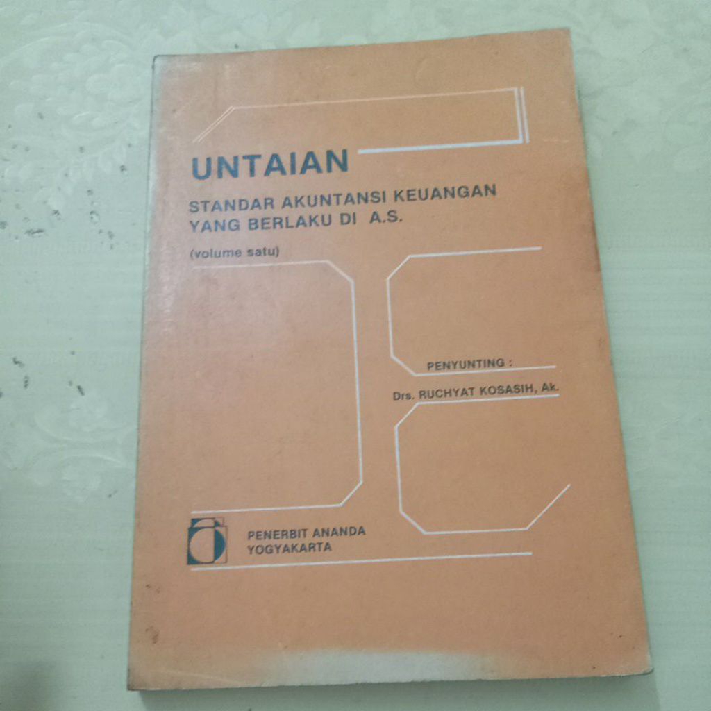 Buku Untaian Setandar Akuntansi Keuangan Yang Berlaku Di A S Volume Satu Oleh Drs Ruchyat Kosasih Ak