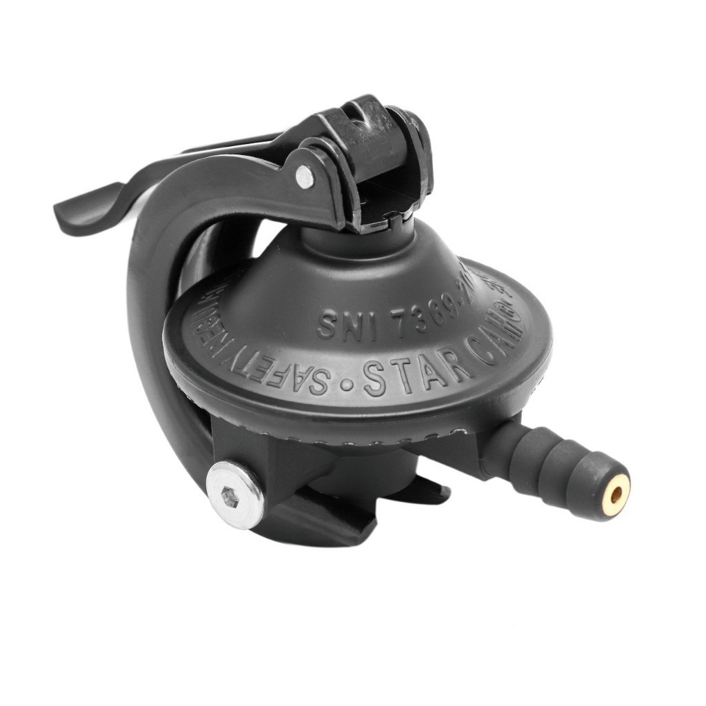 REGULATOR KOMPOR GAS STARCAM SC-T12R TEKANAN RENDAH OTOMATIS / GAS REGULATOR KOMPOR SNI ORIGINAL