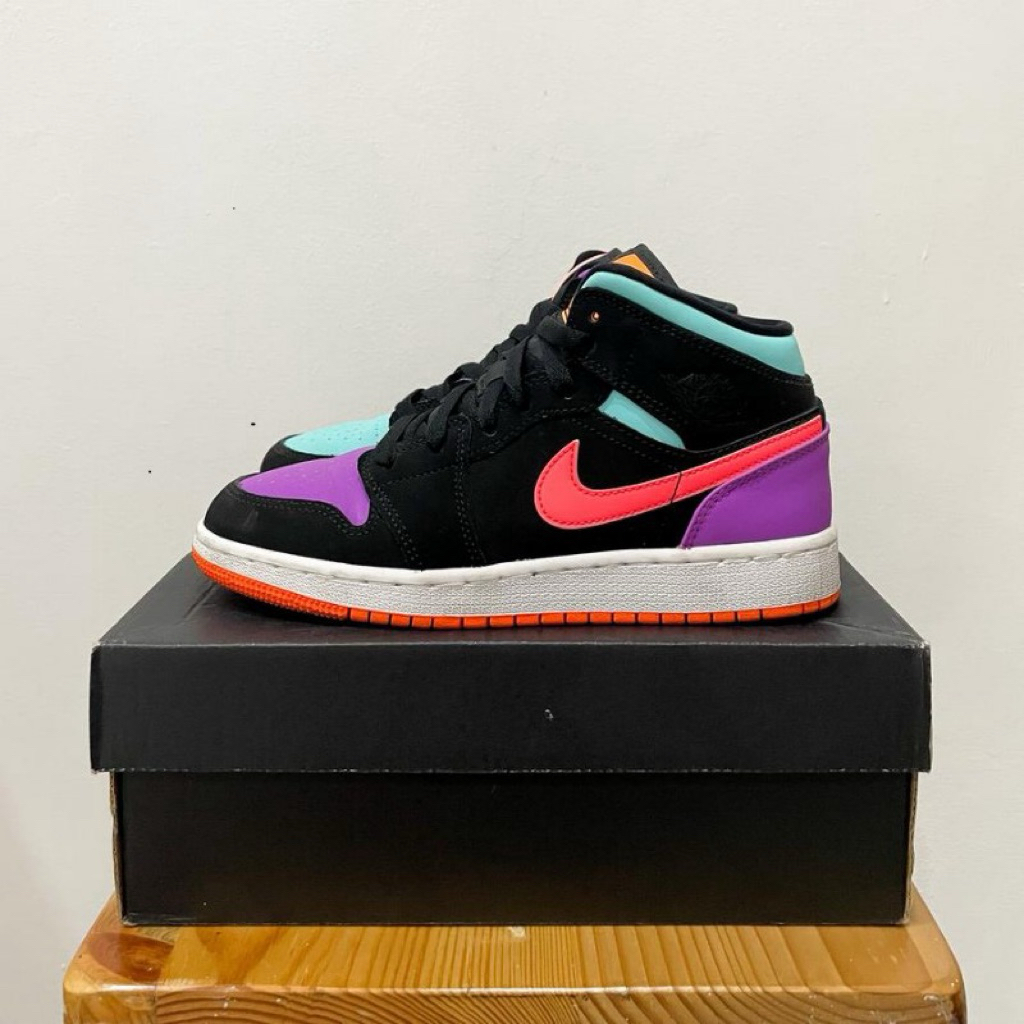 Nike Air Jordan 1 Mid Candy GS US4/EU36 Sepatu Anak Kecil Perempuan
