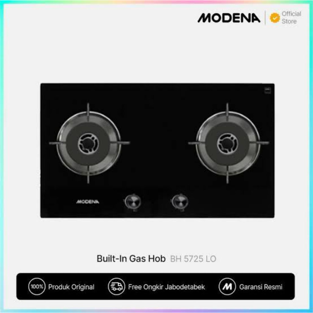 Kompor Modena BH 5725 LO / Kompor Tanam Modena BH5725 LO BH5725LO / Kompor Gas Tanam Modena BH 5725L
