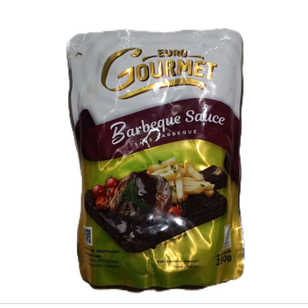 

Euro gourmet barbeque sauce 250gram