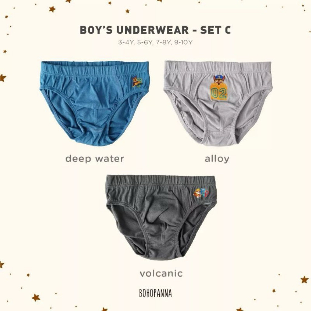 Preloved BOHOPANNA Celana Dalam Anak Laki-Laki Paw Patrol 5-6 tahun