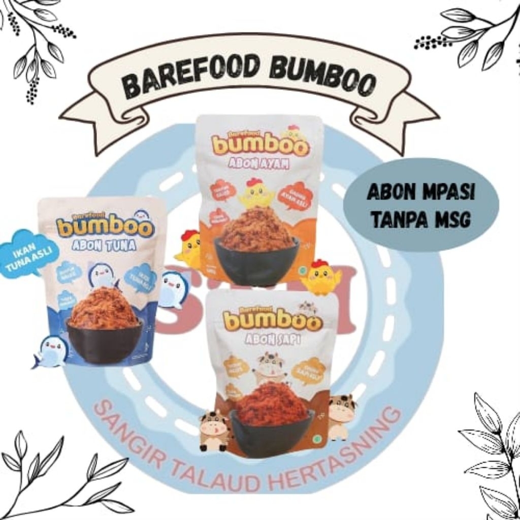 

BUMBOO ABON AYAM / ABON SAPI 100gr & ABON TUNA 100gr