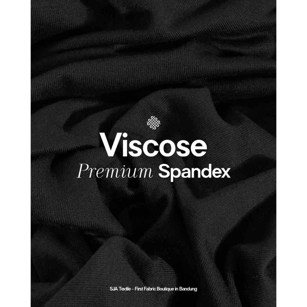 Viscose Premium Spandex by SJA Textile - Bahan Spandek Kerudung Jilbab Ecer Kiloan Bahan Kain Inner