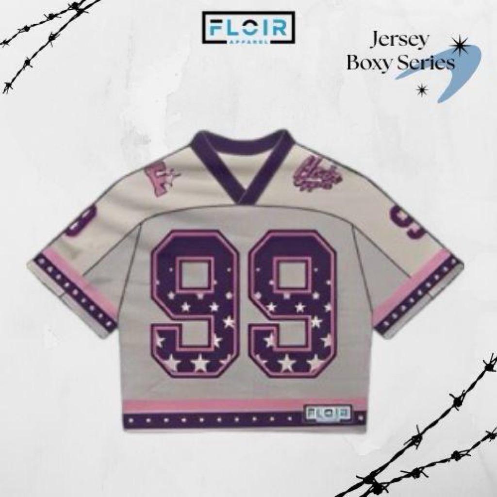 Floir Apparel Jersey Boxy Series Pink Jersey Sport Premium Unisex