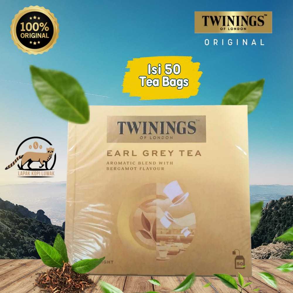 

Twinings Tea varian Earl Grey 50 x 2 gr