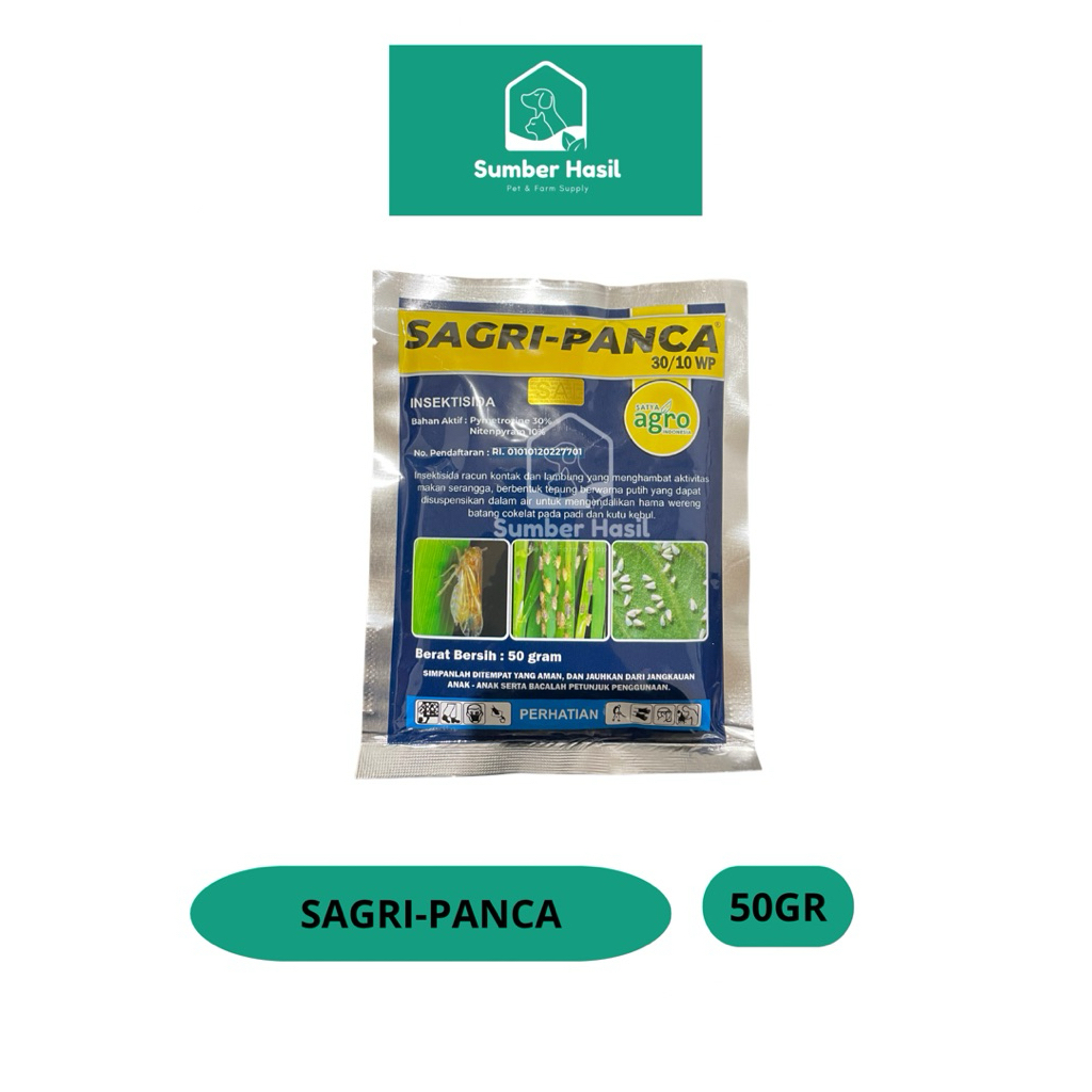 SAGRI PANCA 50GR INSEKTISIDA OBAT SERANGGA DAN KUTU SAGRI PANCA ORIGINAL