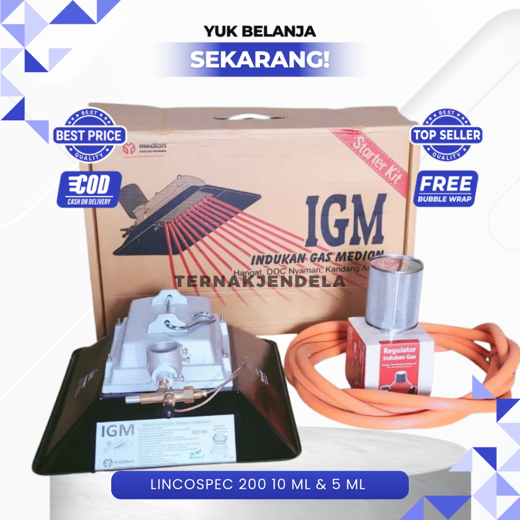IGM STARTER KIT INDUKAN GAS BY MEDION - Pemanas Penghangat Ayam Dan DOC