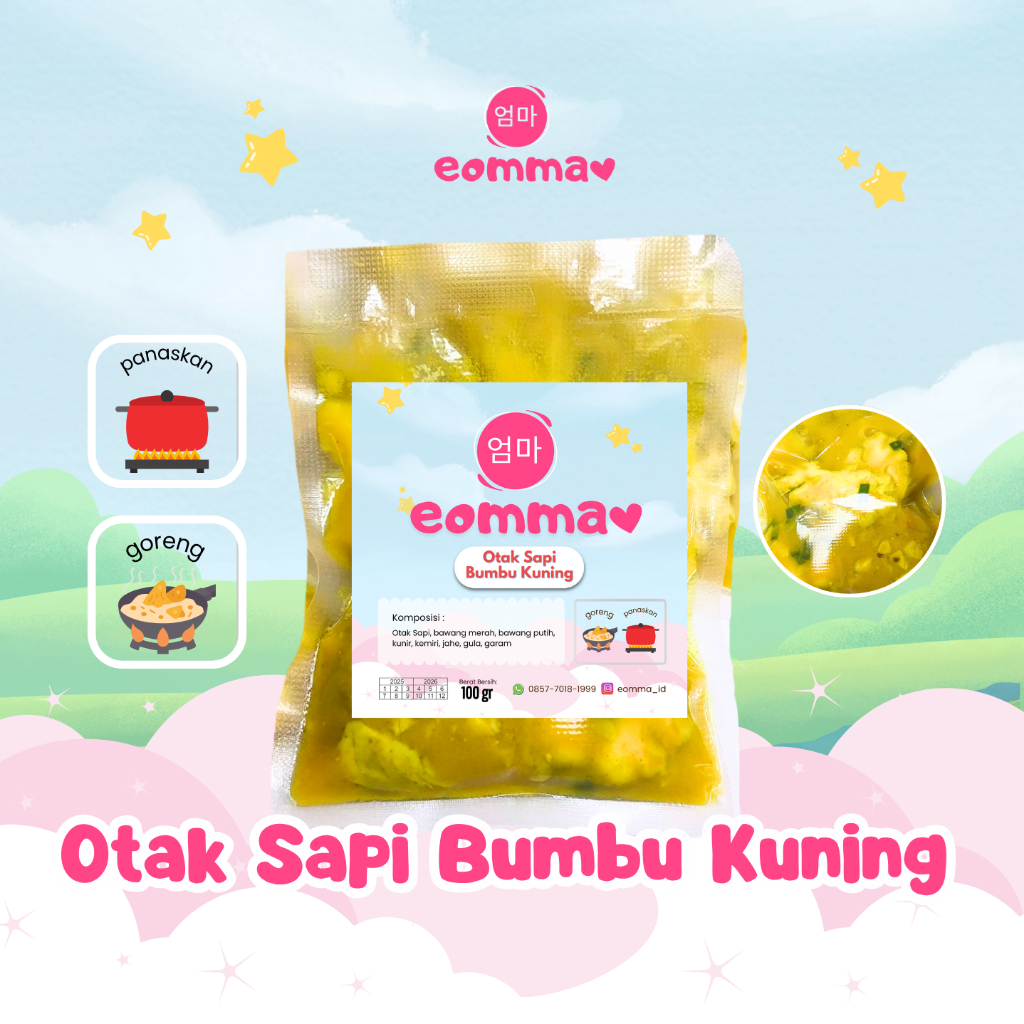

EOMMA OTAK BUMBU KUNING / MAKANAN ANAK SIAP SAJI/ MAKANAN INSTANT