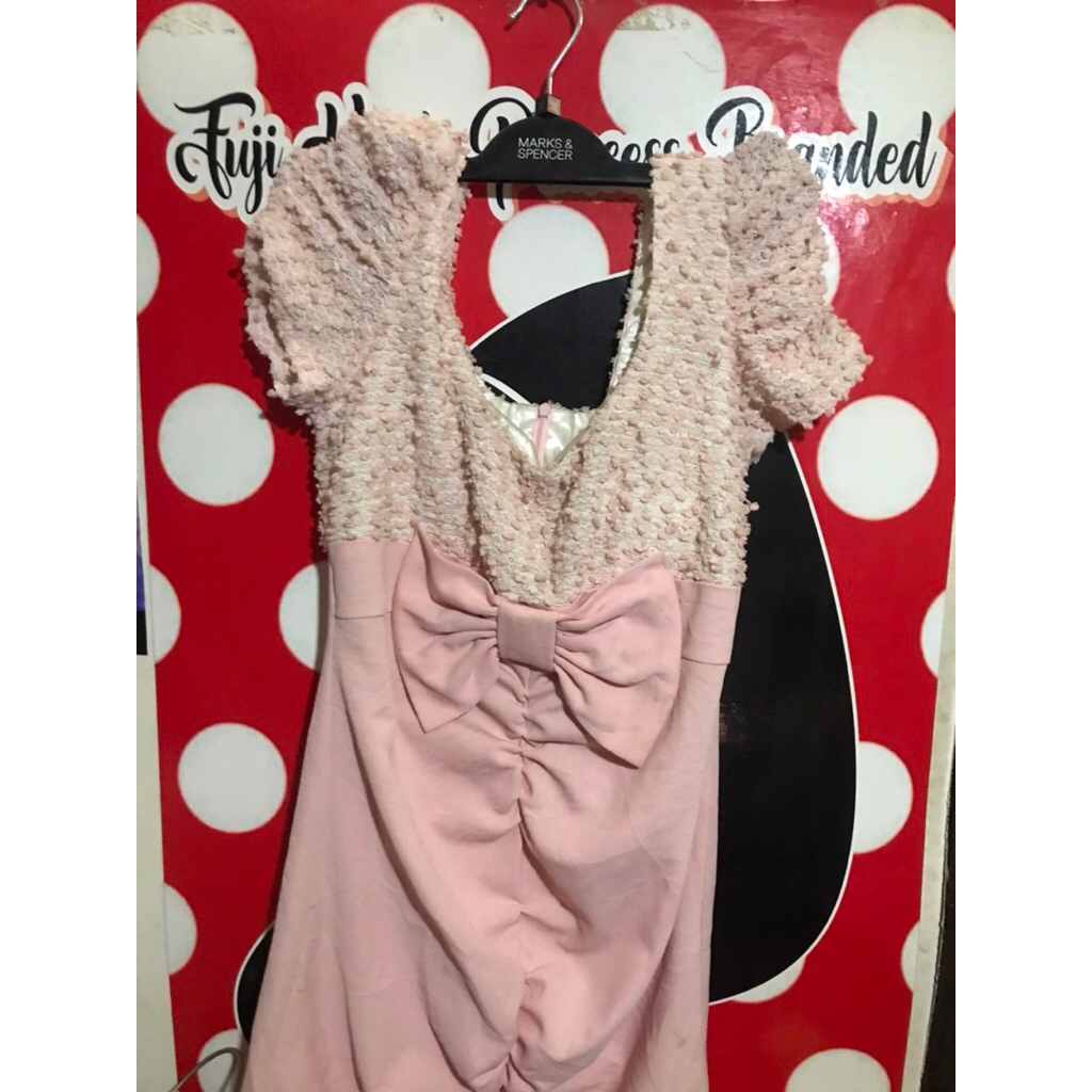 baju bulu pita free sequin bunga Lilac kaftan