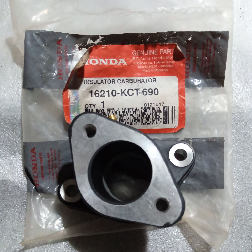 16210-ktc-690 original AHM Astra Honda motor HGP Honda genuine part NOS intake insulator karbu karbu