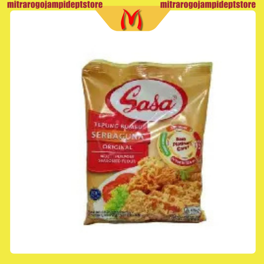 

Sasa Tepung Bumbu Instan 210gr | Kentucky | Original | Hot Spicy | Pisang Goreng | Bakwan