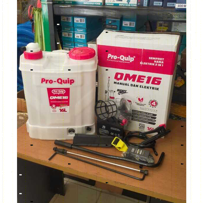 PROQUIP QME16 Alat Semprot Hama 16 Liter 2in1 (Manual & Elektrik)