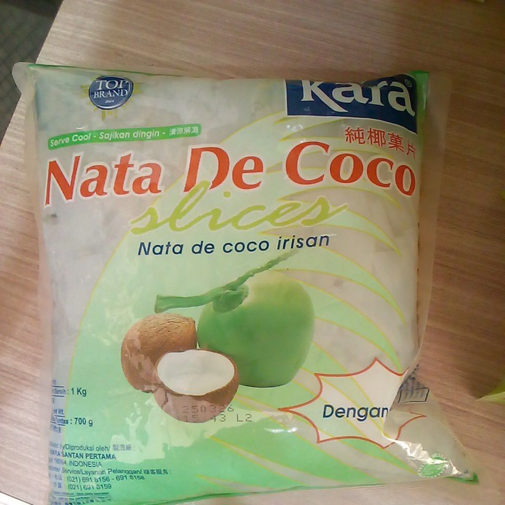 

Nata de coco irisan dgn gula asli