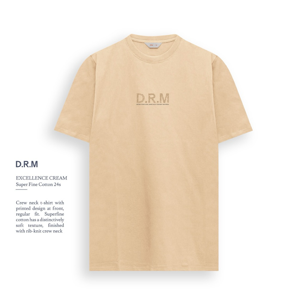 tshirt exelence cream | kaos drm ~ drm wear