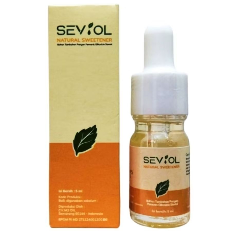 

SEVIOL Natural Sweetener (5ml) - Bahan Tambahan Pangan Pemanis Alami Glikosida Steviol
