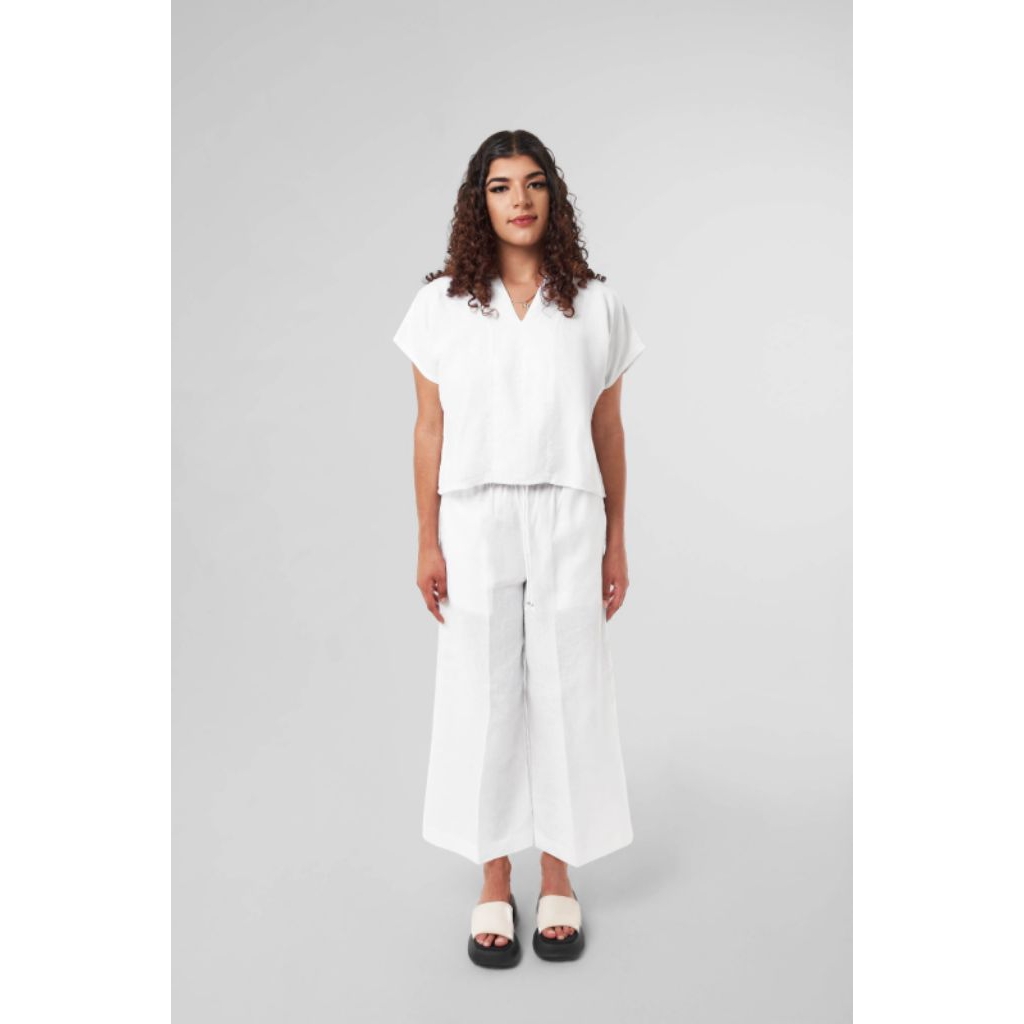 Baju Atasan Wanita Linen 100% import