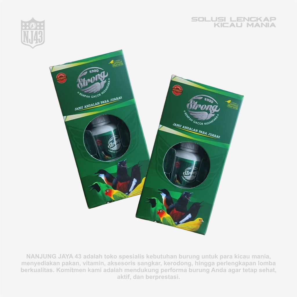 EBOD JAYA EBOD STRONG Penggacor Vitamin Burung Ocehan - Peningkat Stamina & Rajin Bunyi