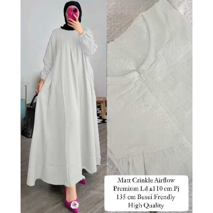 Dress Putih Wanita Remaja Terbaru Diera Dress Gamis Muslim Wanita Remaja Simple Elegan