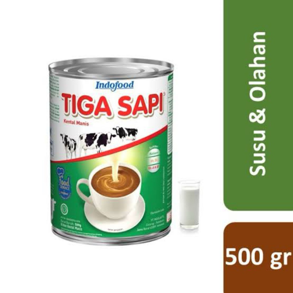 

Susu Kental Manis Tiga Sapi 500 Gram